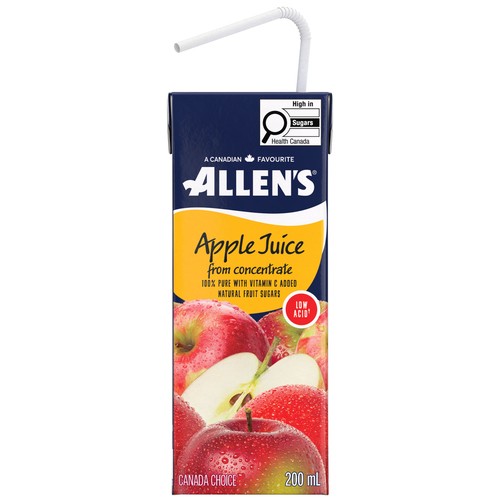 Allen's Pure Juice Apple Low Acid 8 x 200 ml