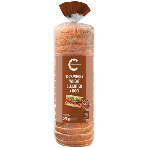 Compliments Bread Whole Wheat 570 g