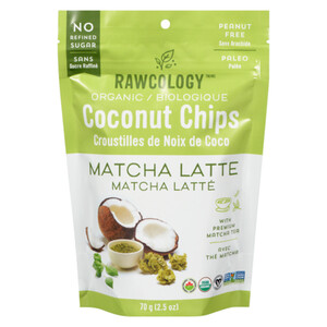 Rawcology Matcha Latte Coconut Chips 70 g