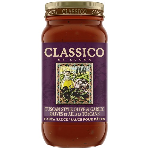 Classico Pasta Sauce Tuscan-Style Olive & Garlic 650 ml