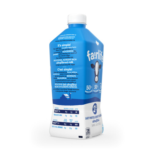 Fairlife Lactose-Free 2%  Milk Ultrafiltered Partly Skimmed 1.5 L (Bottle)