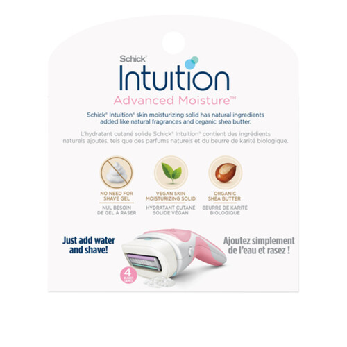 Schick Intuition Advance Moisture Razor Blades Refill 3 Pack