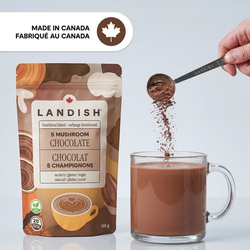 Landish Hot Chocolate Mix 5 Mushroom 135 g