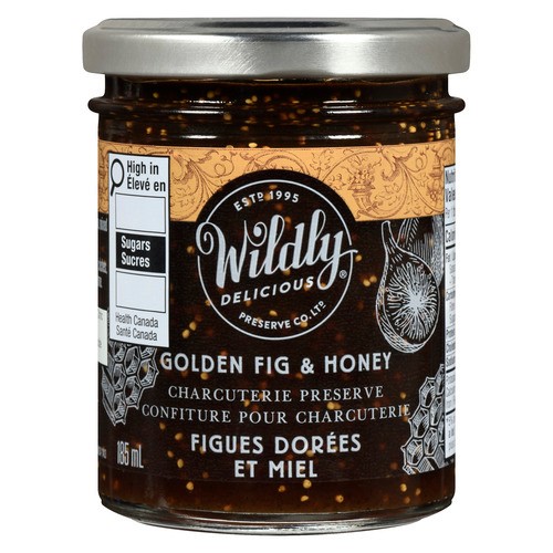 Wildly Delicious Charcuterie Preserve Spread Golden Fig & Honey 185 ml