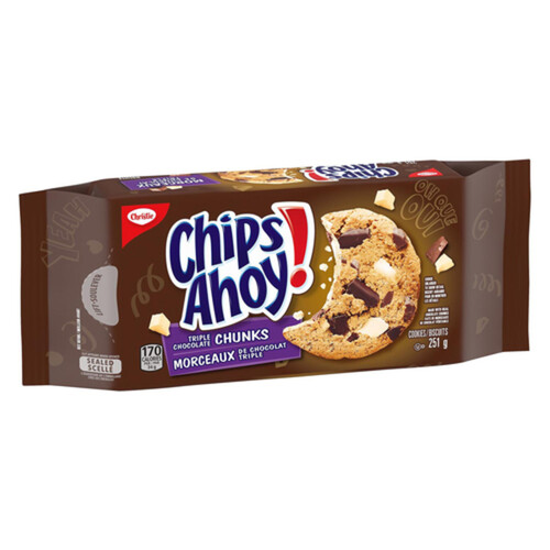 Chips Ahoy Cookies Triple Chocolate Chunks 251 g