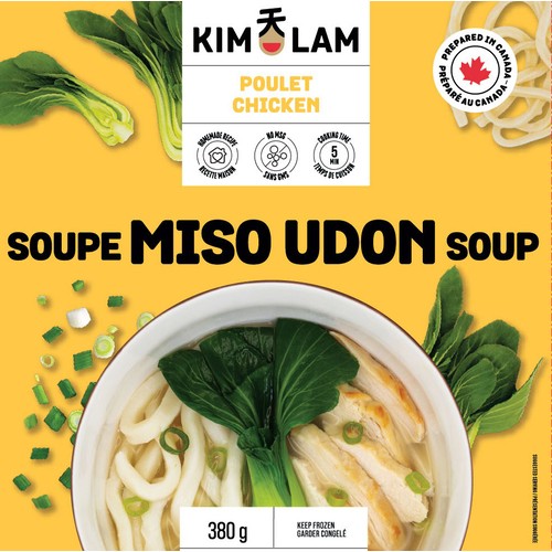 Kim Lam Frozen Udon Soup Miso 380 g