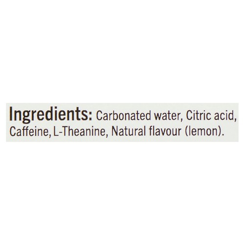 WakeWater Caffeinated Sparkling Water Lemon 4 x 355 ml (cans)