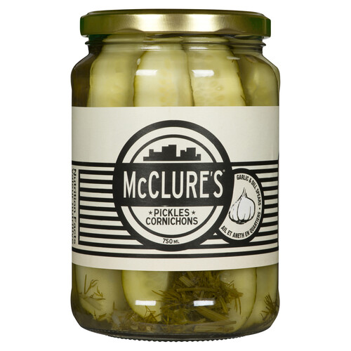 McClure's Pickles Garlic & Dill Spears 750 ml