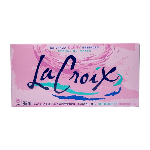 LaCroix Sparkling Water Berry 8 x 355 ml (cans)