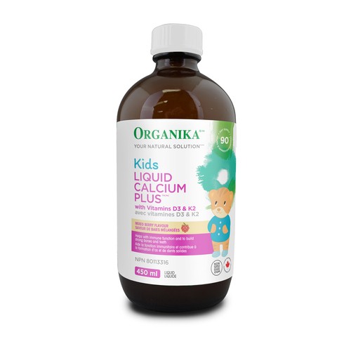 Organika Kids Plus Liquid Calcium Mixed Berry 450 ml