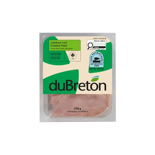 DuBreton Cooked Ham Slices Thin 175 g