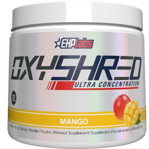 EHP Labs Oxy Shred Workout Supplements Powder Mango 155 g