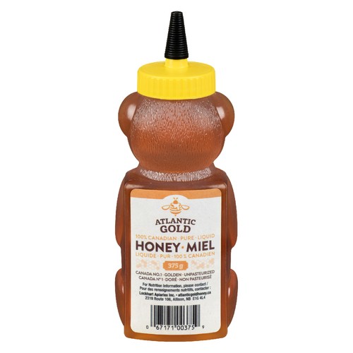 Atlantic Gold Bear Bottle Honey 375 g