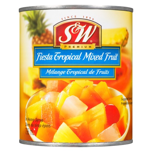 S&W Canned Mix Fruit Premium Tropical 796 g