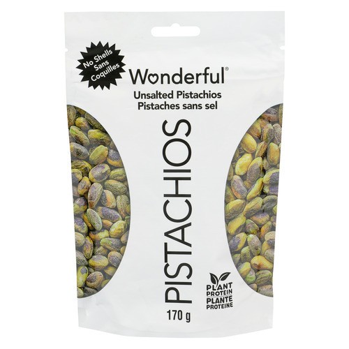 Wonderful Pistachios No Shells Unsalted 170 g