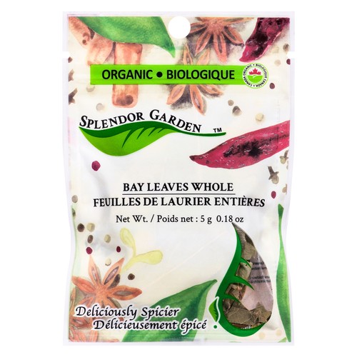 Splendor Garden Organic Bay Leaves Whole 5 g