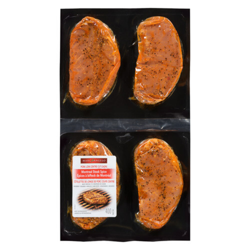 Marcangelo Pork Chops Boneless Montreal Spice 400 g