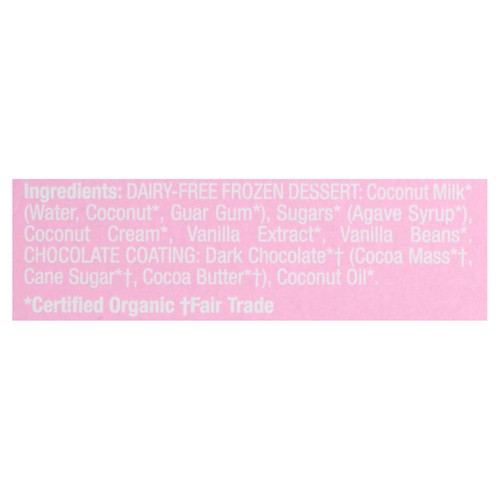 Coconut Bliss Non Dairy Ice Cream Bar Coconut Bliss Chocolate Vanilla 3 Pack