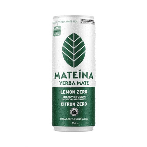 Mateina Sugar-Free Energy Drink Lemon Zero 355 ml (can)