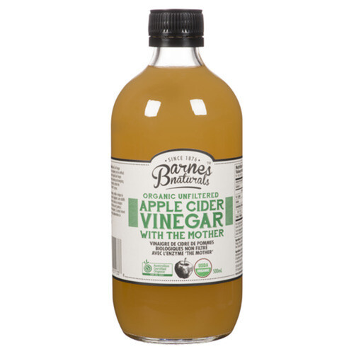 Barnes Naturals Organic Unfiltered Apple Cider Vinegar 500 ml