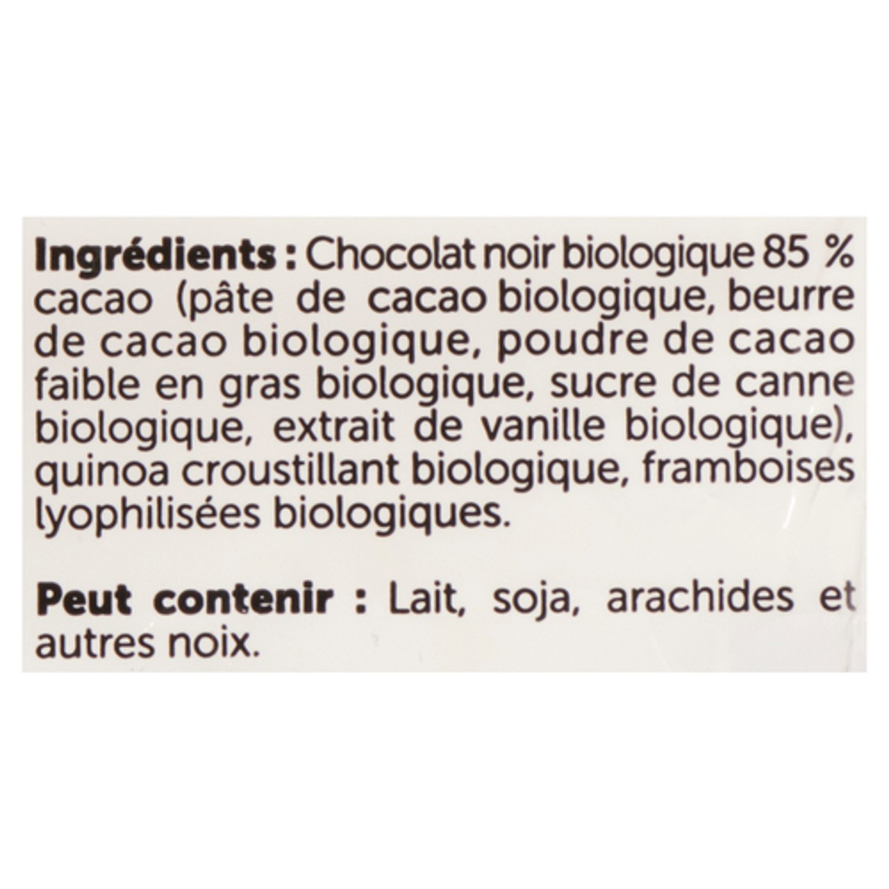 ChocXO Organic Keto Snaps Dark Chocolate Raspberry & Quinoa 98 g ...