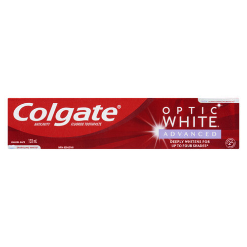 Colgate Toothpaste Optic White Advanced Sparkle White 133 ml
