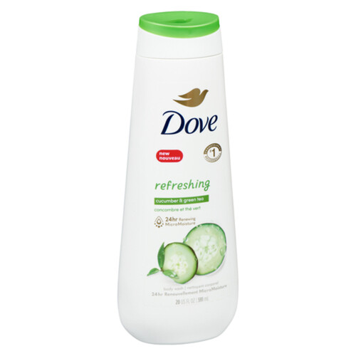Dove Refreshing Body Wash Cucumber & Green Tea For Healthy-Looking Skin 591 ml