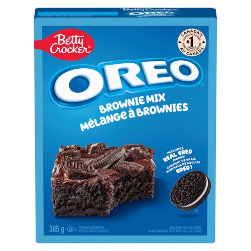 Betty Crocker Oreo Brownie Mix Chocolate Oreo Cookie Pieces 385 g