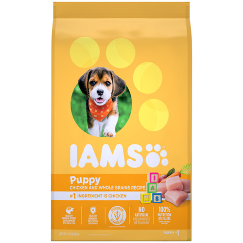 IAMS Puppy Dry Dog Food Chicken And Whole Grains 6.8 kg