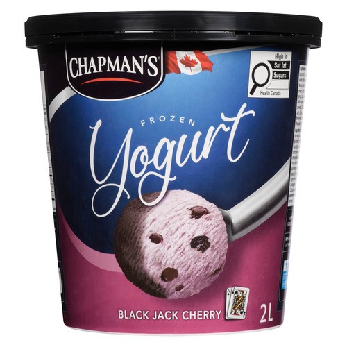 Chapman's Frozen Yogurt Black Jack Cherry 2 L