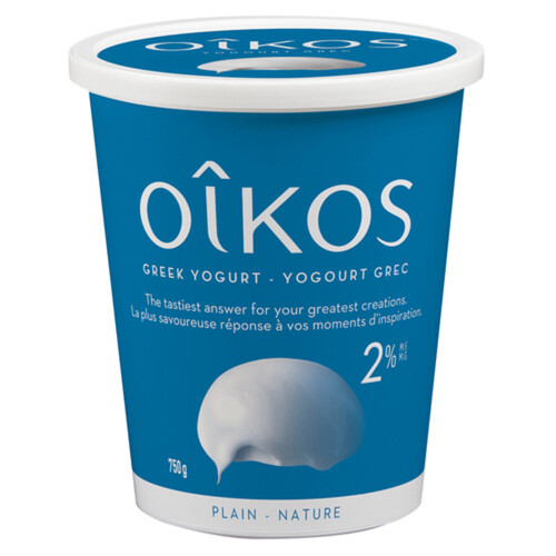 Oikos 2% Greek Yogurt Plain 750 g