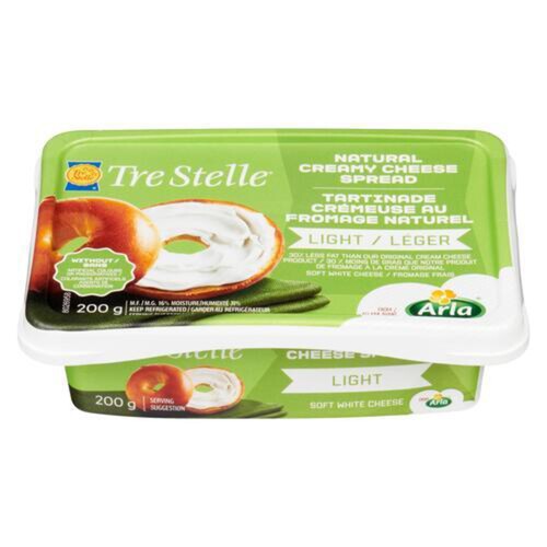 Arla Tre Stelle Natural Cream Cheese Spread Light 200 g