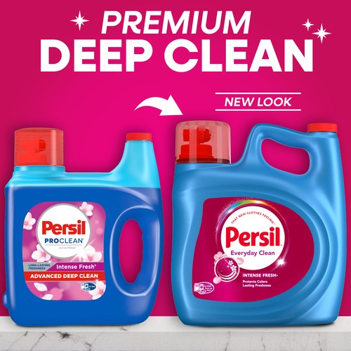 Persil Everyday Clean Liquid Laundry Detergent Intense Fresh 96 Loads Value Size 4.43 L