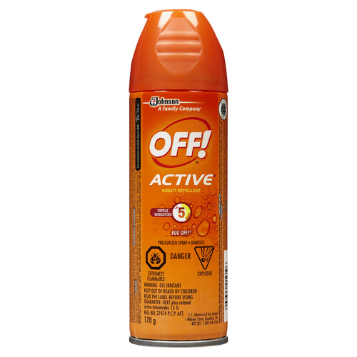 OFF! Active Insect Repellent Spray 170 g