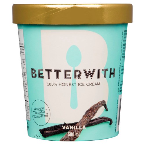 Betterwith  Ice Cream Vanilla 500 ml