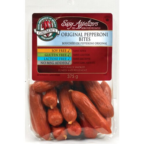 Grimm's Fine Foods GlutenFree Pepperoni Bites Original 375 g Voilà
