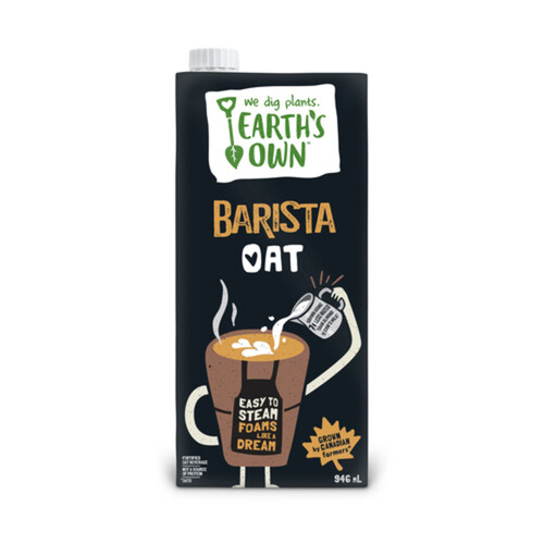 Earth's Own Plant-Based Dairy-Free Oat Barista Original 946 ml
