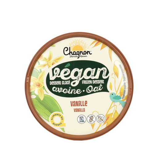 Chagnon Vegan Frozen Dessert Oat Vanilla 500 ml