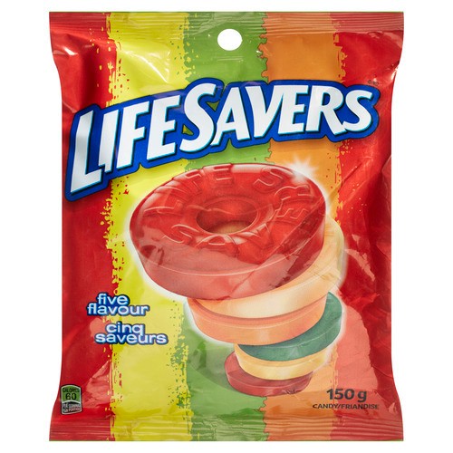 Life Savers Hard Candy Five Flavour Bag 150 g