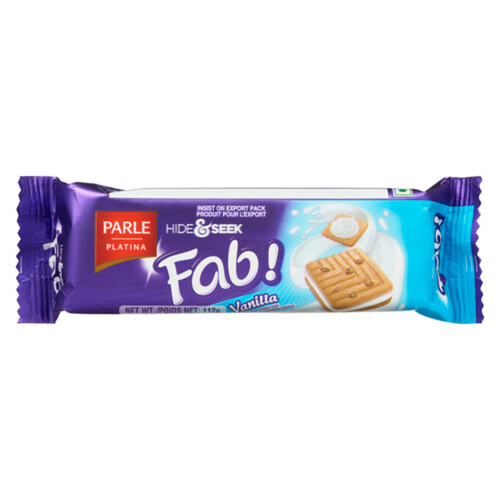 Parle Fab Cookies Vanilla 112 g