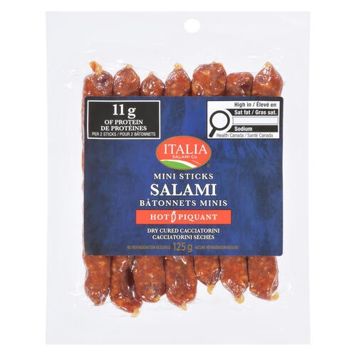Italia Salami Sticks Cacciatorini Hot Mini 125 g