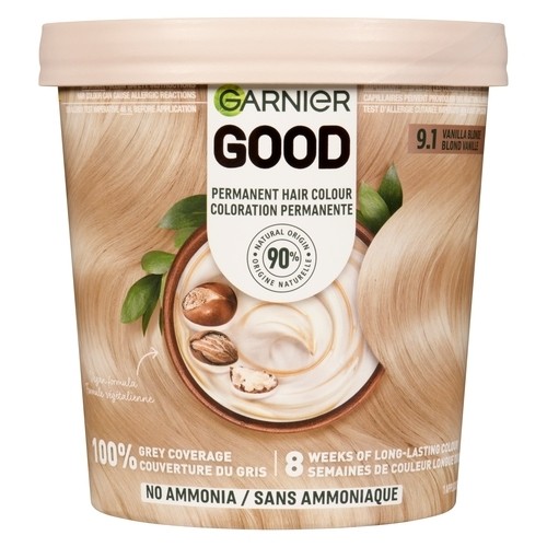 Garnier Good Permanent Hair Colour 9.1 Vanilla Blonde 1 Pack
