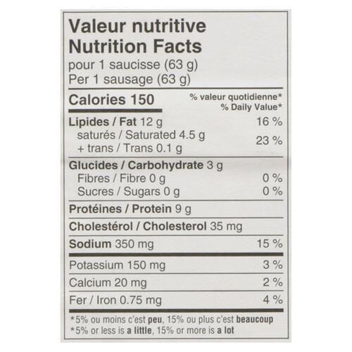 La Fernandière Sausages Bacon & Cheddar 375 g