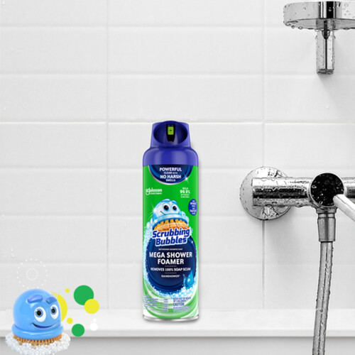 Scrubbing Bubbles Bathroom Cleaner & Disinfectant Mega Shower Foamer 567g