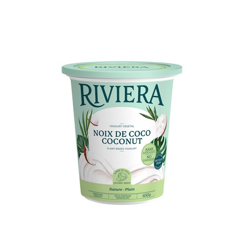 Riviera Vegan Coconut Yogurt Plain 650 g
