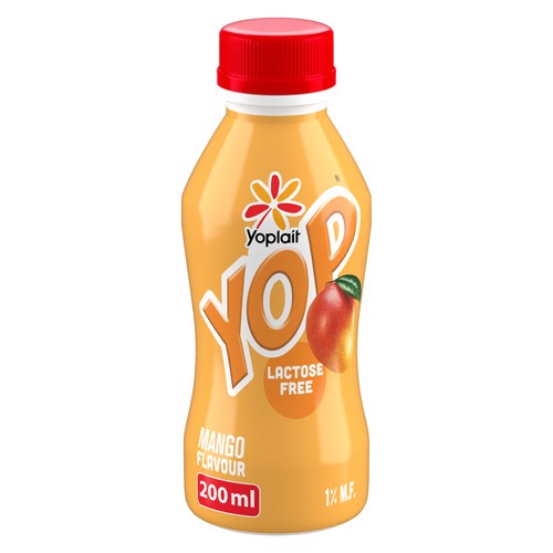 Yoplait Yop Lactose-Free 1% Drinkable Yogurt Mango 200 ml