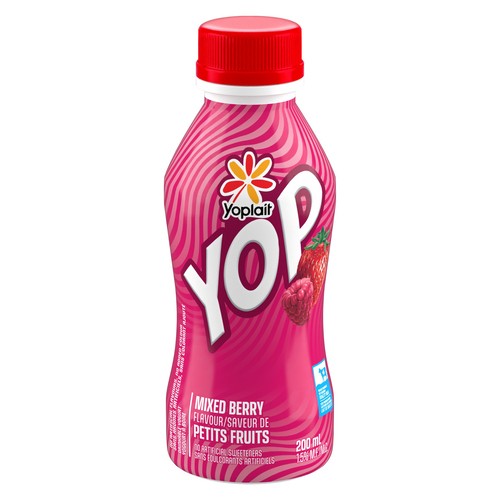 Yoplait YOP 1.5% Drinkable Yogurt Mixed Berries 200 ml (bottle)