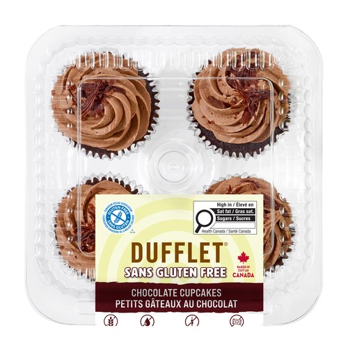 Dufflet Gluten-Free Devil's Food Cupcakes 300 g (frozen)