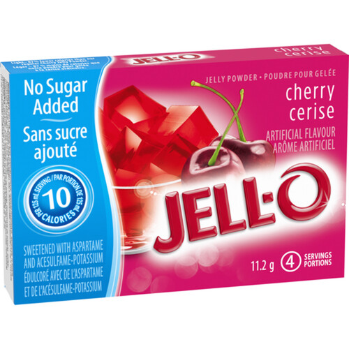 Jell-O Light Jelly Powder Gelatin Mix Cherry 11.2 g
