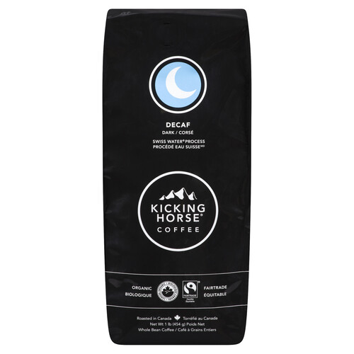 Kicking Horse Organic Whole Bean Coffee Decaf 454 g